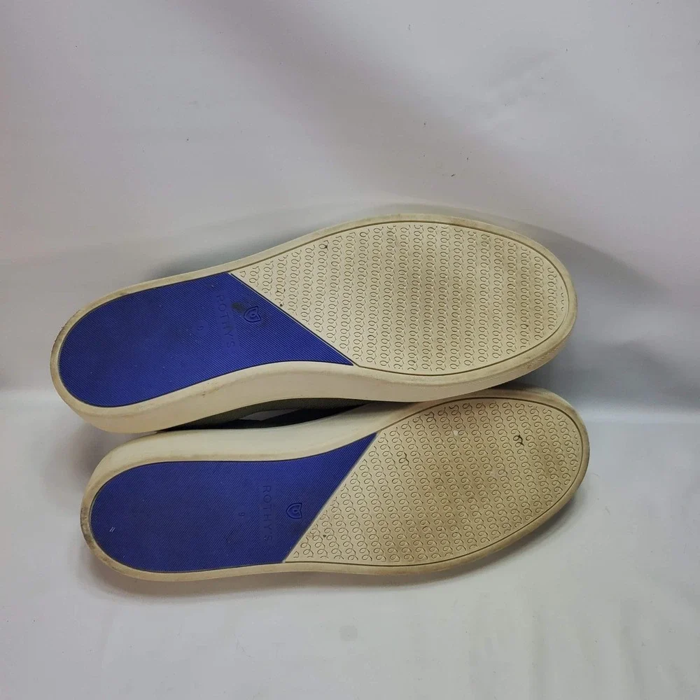 Rothy's‎ Original Slip On Sneaker Womens Size 9 Garden Green Purple Olive